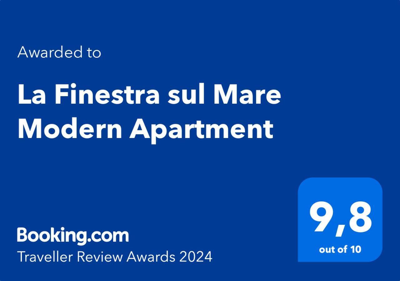 La Finestra Sul Mare Modern Apartment Giardini-Naxos Exterior foto
